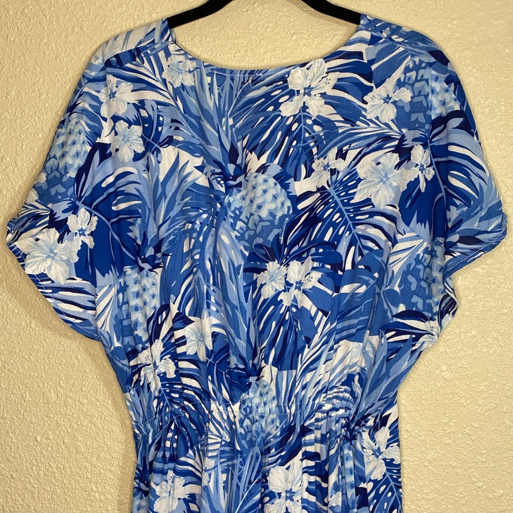 America and Beyond Blue and White Maxi Dress NWT Size M - Picture 8 of 11